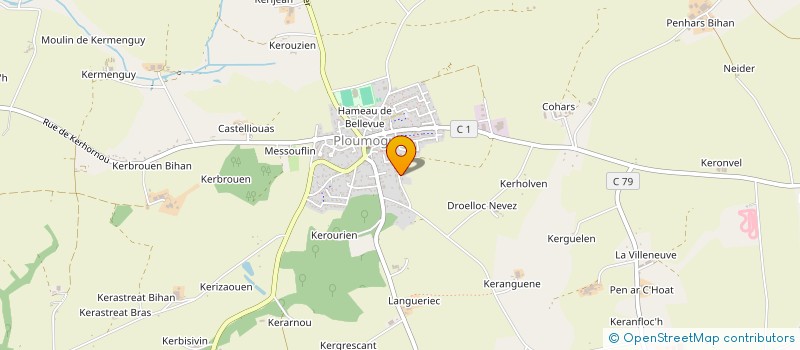 localisation de l'entreprise DEPANNE EUROPE  PLOUMOGUER