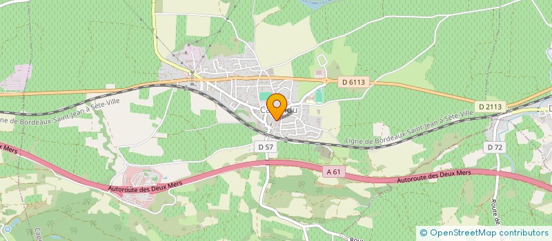 localisation de l'entreprise DEPANNE FLAMME  CAPENDU