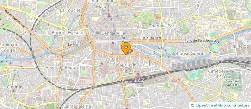 localisation de l'entreprise DEPANNE INFO OUEST  RENNES