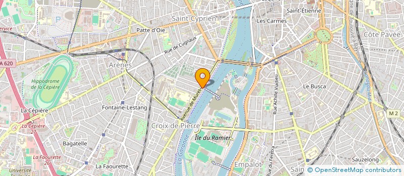 localisation de l'entreprise DEPANNEUR  TOULOUSE