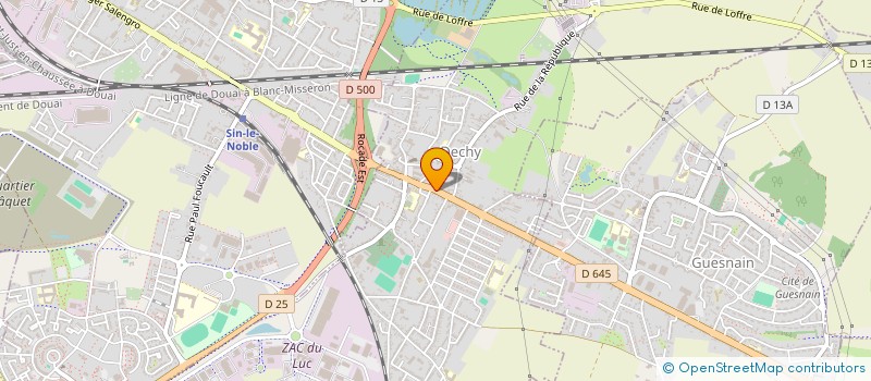 localisation de l'entreprise DEPANORD  DECHY