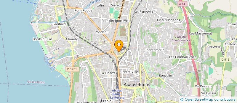 localisation de l'entreprise DEPARAIX  AIX-LES-BAINS