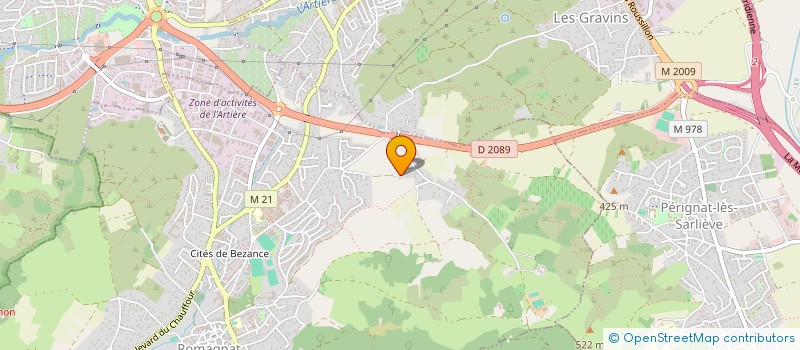 localisation de l'entreprise DEPARCY ASSURANCES & PLACEMENTS  ROMAGNAT