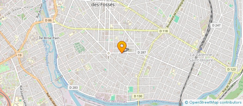 localisation de l'entreprise DEPARISA  SAINT-MAUR-DES-FOSSES