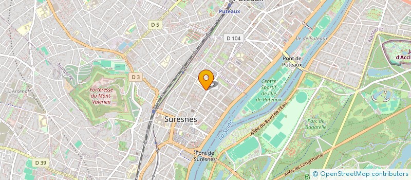 localisation de l'entreprise DEPART  SURESNES