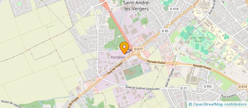 localisation de l'entreprise DEPART GARDIENNAGE SURVEILL ASSISTANCE  SAINT-ANDRE-LES-VERGERS