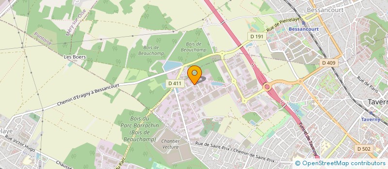 localisation de l'entreprise DEPART PRESSE  TAVERNY