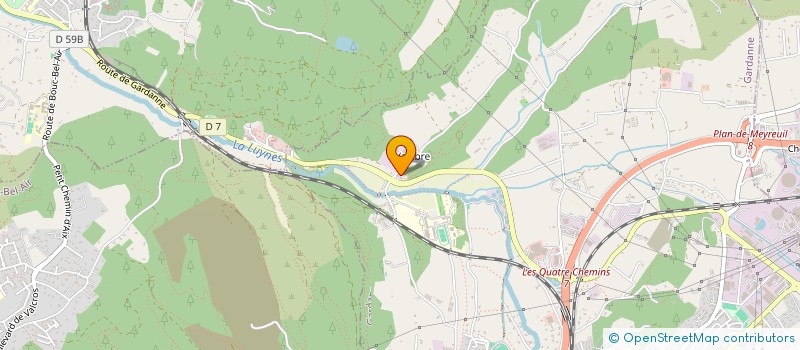 localisation de l'entreprise DEPARTEMANTALE COMITES FEUX FORETS BDR à GARDANNE