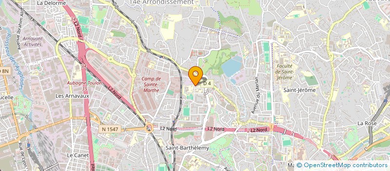 localisation de l'entreprise DEPARTEMENT CHIMIE à MARSEILLE 14EME