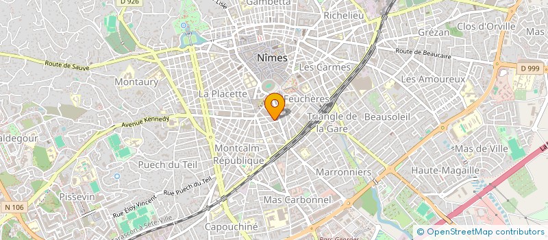 localisation de l'entreprise DEPARTEMENT CONSEIL HABITAT à NIMES