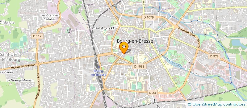 localisation de l'entreprise DEPARTEMENT DE L AIN à BOURG-EN-BRESSE