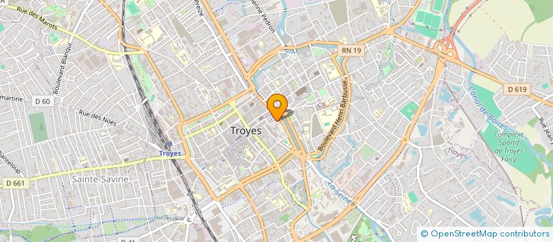 localisation de l'entreprise DEPARTEMENT DE L AUBE à TROYES