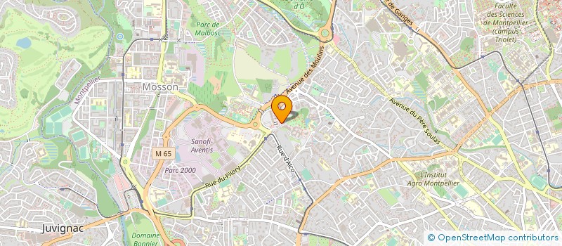 localisation de l'entreprise DEPARTEMENT DE L HERAULT à MONTPELLIER