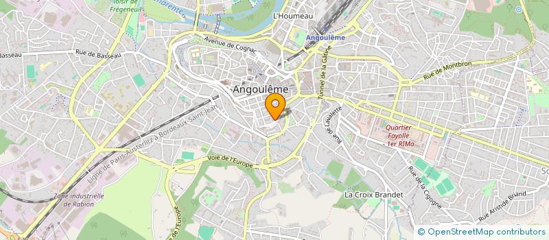 localisation de l'entreprise DEPARTEMENT DE LA CHARENTE à ANGOULEME