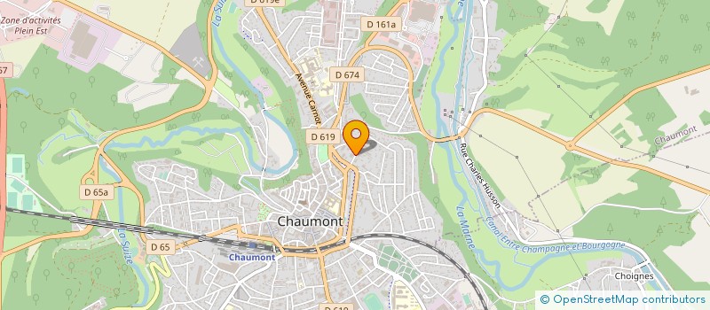 localisation de l'entreprise DEPARTEMENT DE LA HAUTE-MARNE à CHAUMONT