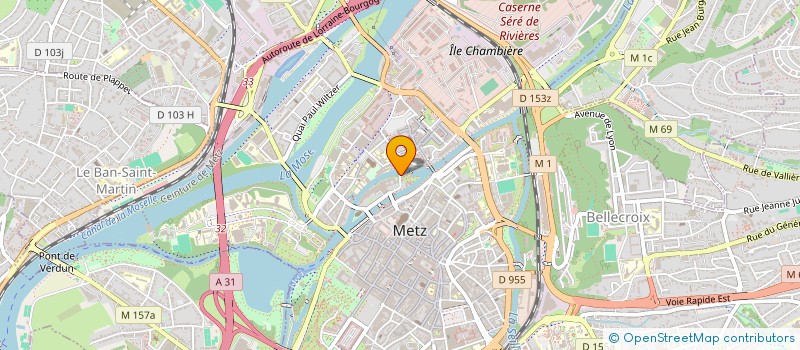 localisation de l'entreprise DEPARTEMENT DE LA MOSELLE  METZ