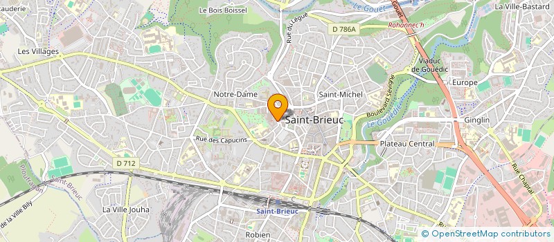 localisation de l'entreprise DEPARTEMENT DES COTES D'ARMOR à SAINT-BRIEUC