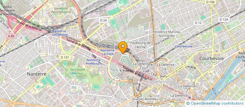 localisation de l'entreprise DEPARTEMENT DES HAUTS-DE-SEINE à NANTERRE