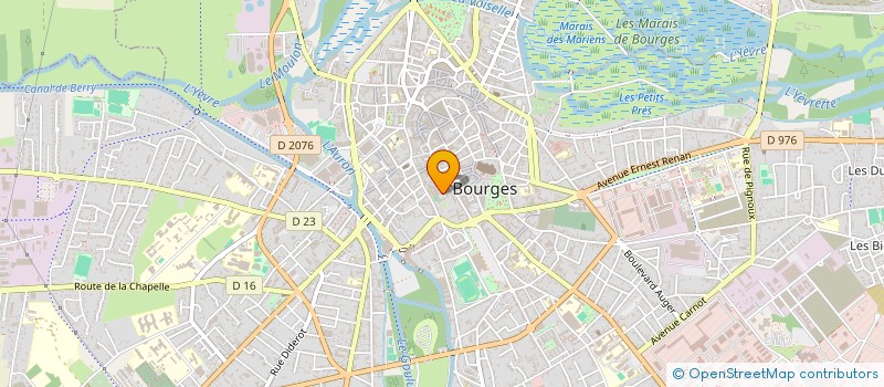 localisation de l'entreprise DEPARTEMENT DU CHER à BOURGES