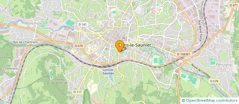 localisation de l'entreprise DEPARTEMENT DU JURA à LONS-LE-SAUNIER