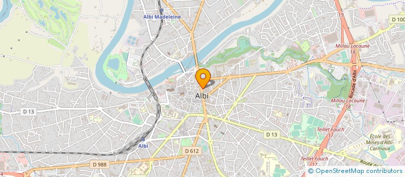 localisation de l'entreprise DEPARTEMENT DU TARN à ALBI