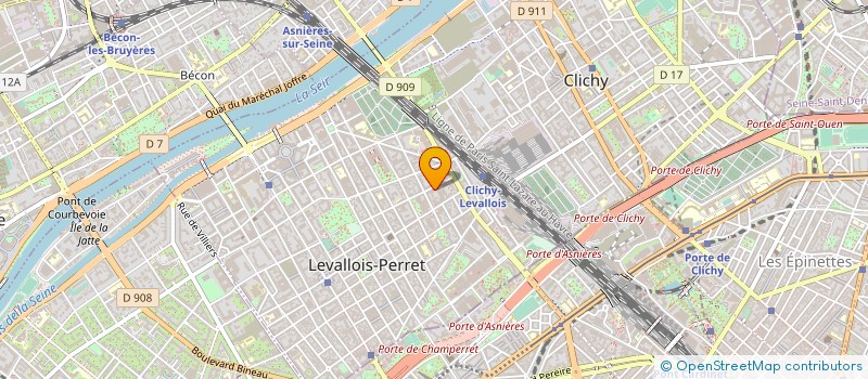 localisation de l'entreprise DEPARTEMENT EDITION à LEVALLOIS-PERRET