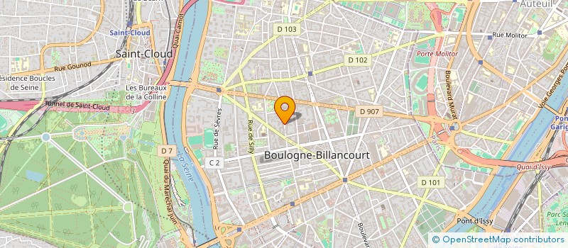 localisation de l'entreprise DEPARTEMENT MOBILE ENTREPRISE à BOULOGNE-BILLANCOURT