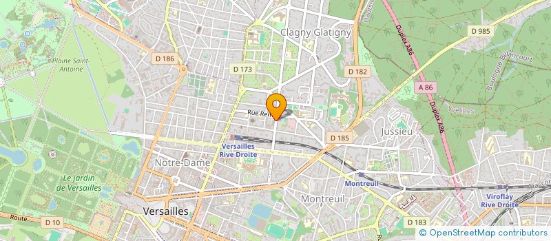 localisation de l'entreprise DEPARTEMENT MUSIQUE ET ACTIVITES ARTISTIQUES à VERSAILLES