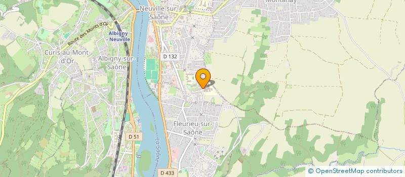 localisation de l'entreprise DEPARTEMENT MUTUALISE INFO MEDICALE à NEUVILLE-SUR-SAONE
