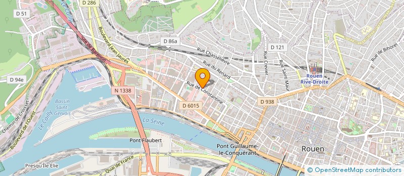 localisation de l'entreprise DEPARTEMENT NORMAND ELEVATION SOCIALE à ROUEN