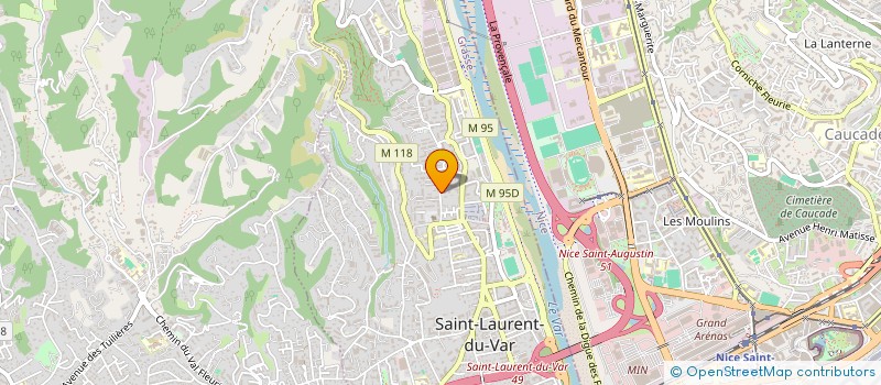localisation de l'entreprise DEPARTEMENT PROTECTION SYSTEME à SAINT-LAURENT-DU-VAR