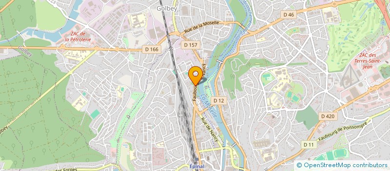 localisation de l'entreprise DEPARTEMENTALE D ENTRAIDE DES PERSONNES ACCUEILLIES A LA PROTECTION DE L ENFANCE DES VOSGES à EPINAL