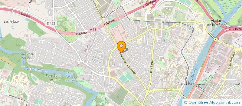 localisation de l'entreprise DEPARTEMENTALE D INFORMATION SUR LE LOGEMENT DE MAINE ET LOIRE à ANGERS