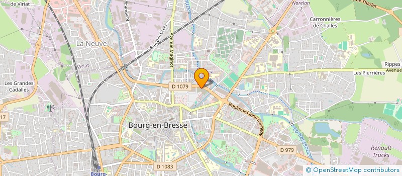 localisation de l'entreprise DEPARTEMENTALE DES CONJOINTS SURVIVANTS DE L AIN à BOURG-EN-BRESSE