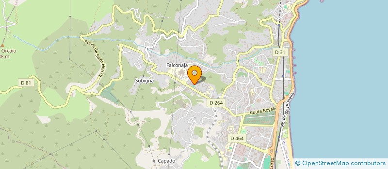 localisation de l'entreprise DEPARTEMENTALE DES PUPILLES DE L ENSEIGNEMENT PUBLIC DE LA HAUTE CORSE  BASTIA