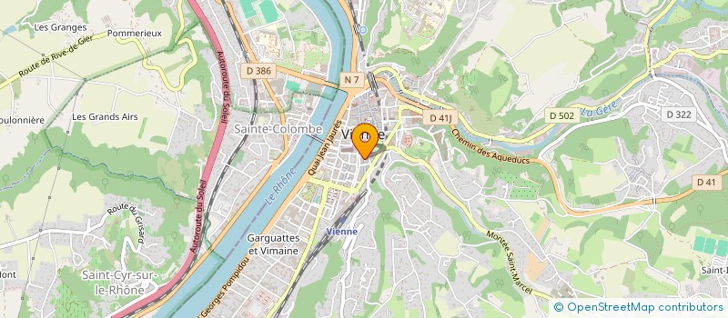 localisation de l'entreprise DEPAS à VIENNE