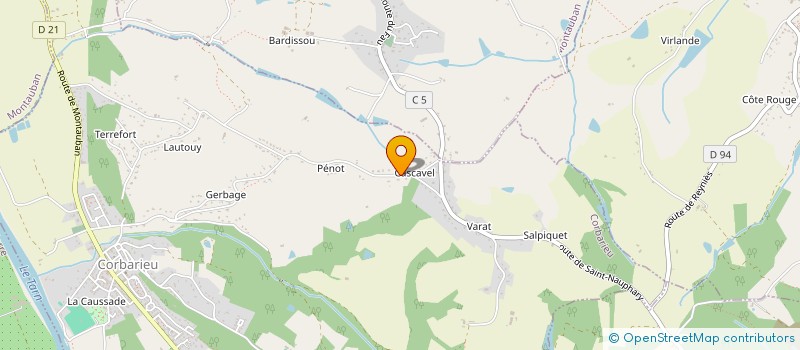 localisation de l'entreprise DEPASA  CORBARIEU