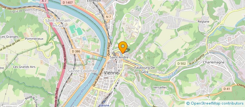 localisation de l'entreprise DEPASERVICE à VIENNE