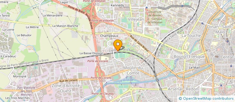 localisation de l'entreprise DEPASSE - DAUGAN - QUESNEL - DEMAY  PACE