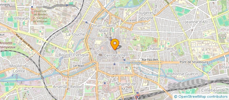 localisation de l'entreprise DEPASSE Y & M ET BORDE P & F  RENNES