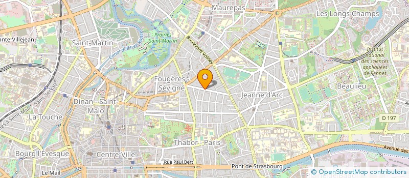 localisation de l'entreprise DEPASSOZ COMMUNICATION à RENNES