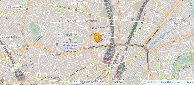localisation de l'entreprise DEPAUX ATELIERS à PARIS
