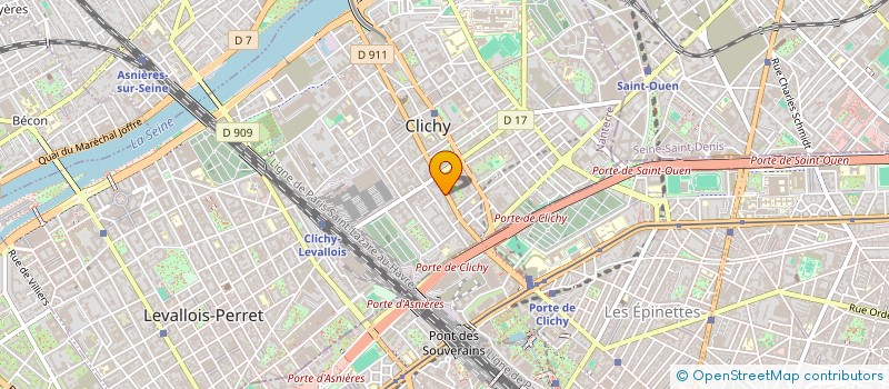 localisation de l'entreprise DEPAZ SHOW COMPANY  CLICHY