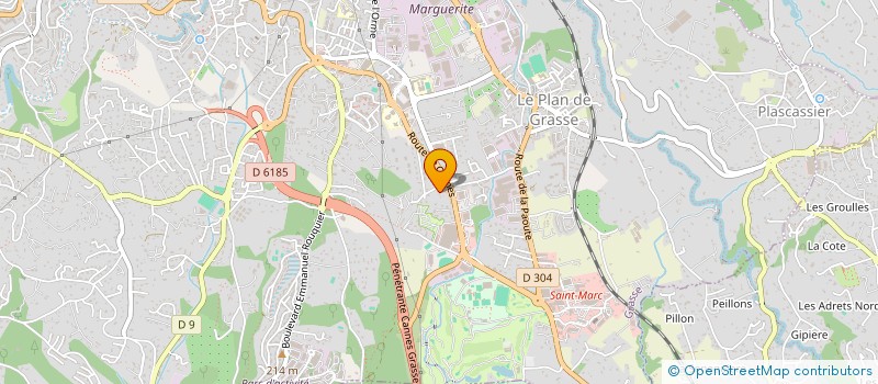 localisation de l'entreprise DEPAZUR  GRASSE