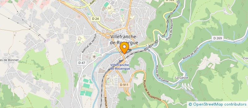 localisation de l'entreprise DEPECHE HEBDOS à VILLEFRANCHE-DE-ROUERGUE