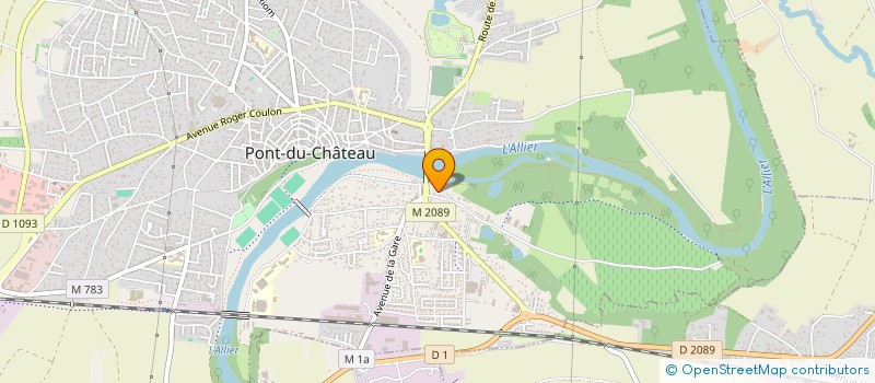 localisation de l'entreprise DEPEND'DANSE  PONT-DU-CHATEAU