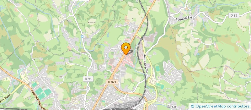 localisation de l'entreprise DEPENNE MAILLET MOTOCULTURE  LOURDES