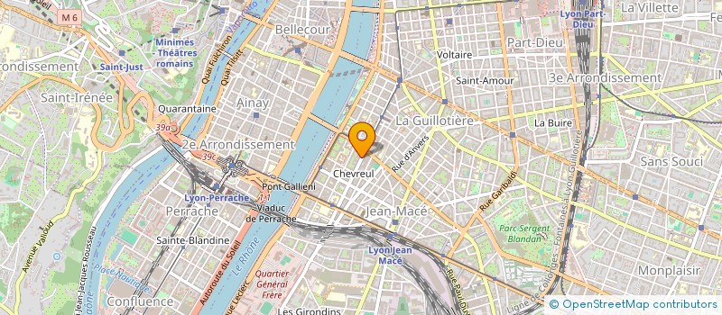 localisation de l'entreprise DEPERET-UNIVERSITE  LYON