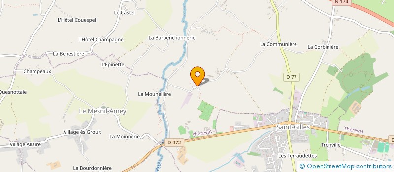 localisation de l'entreprise DEPERIERS  THEREVAL