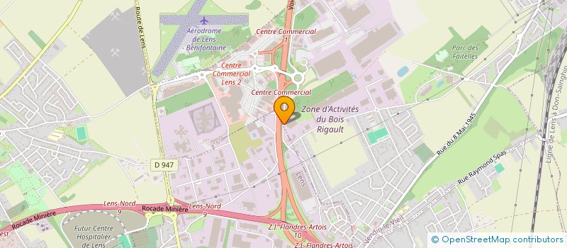 localisation de l'entreprise DEPEVENT JOSEPH  VENDIN-LE-VIEIL